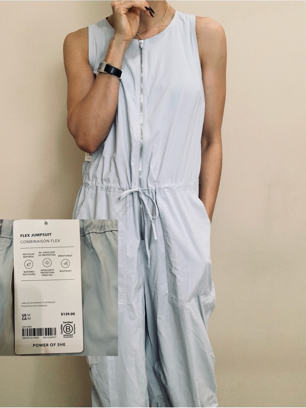 $139 Brand New Athleta jumpsuits size M